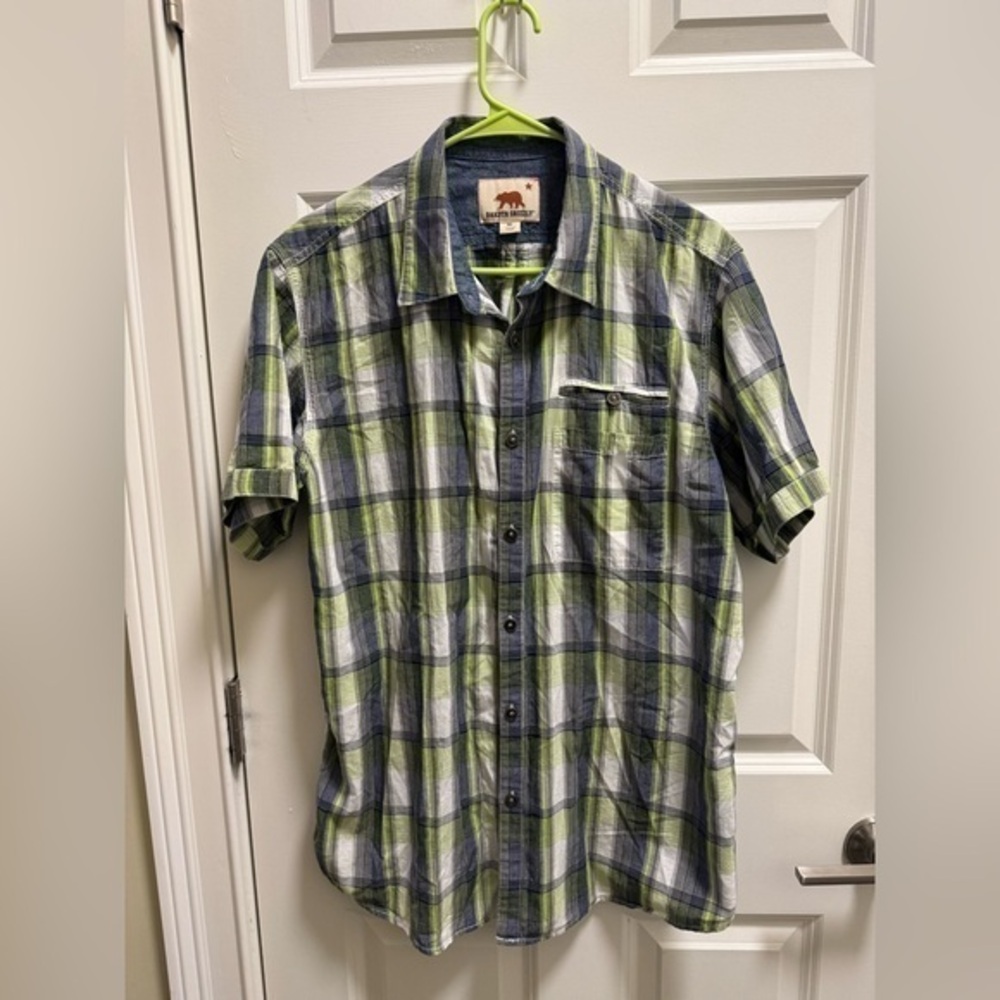 Mens Dakota Grizzly Short Sleeve Button Down Shirt